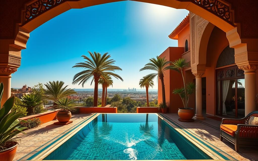 rent villa in morocco marrakech